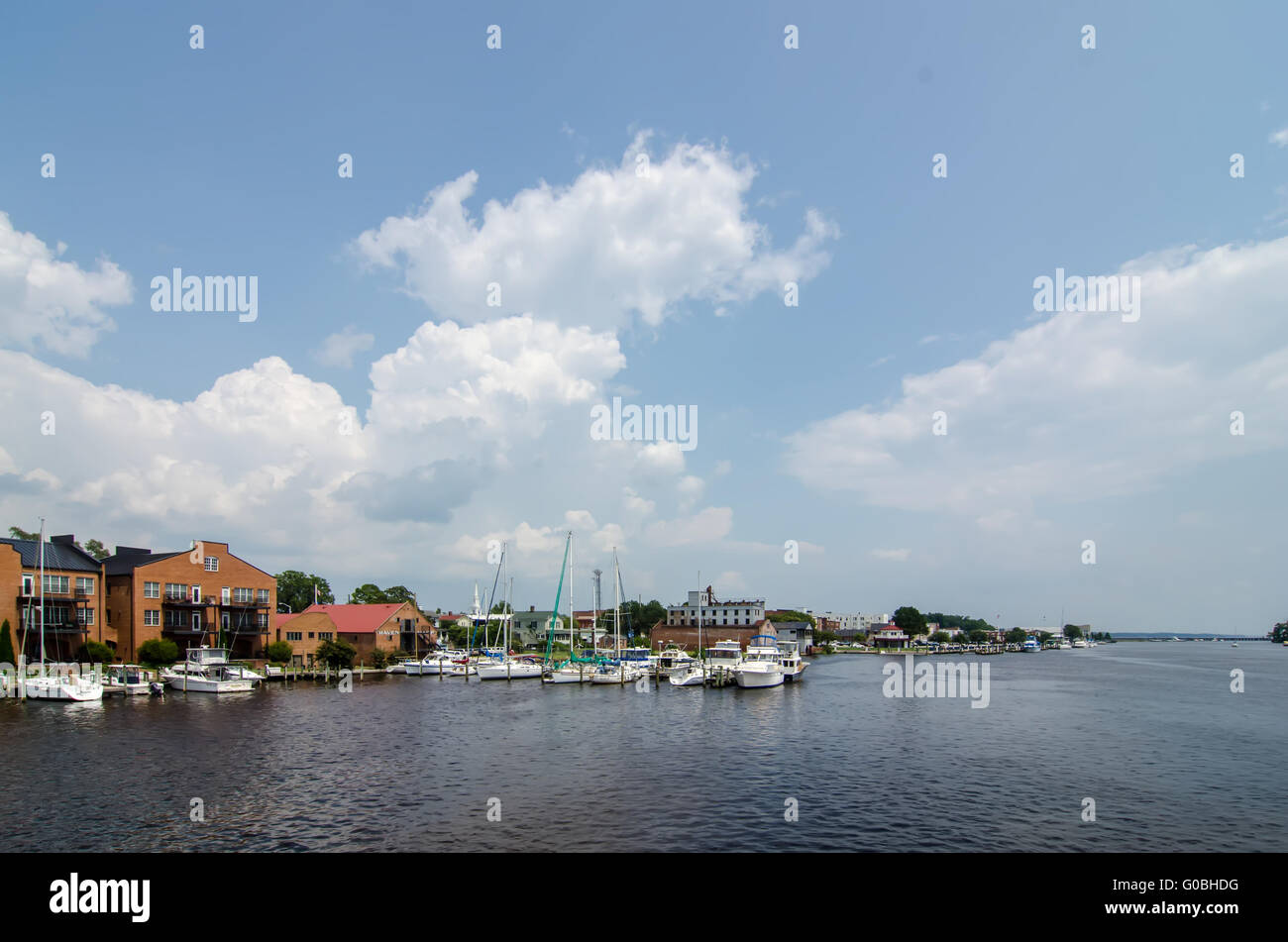 waterfront scenes in washington north carolina Stock Photo Alamy