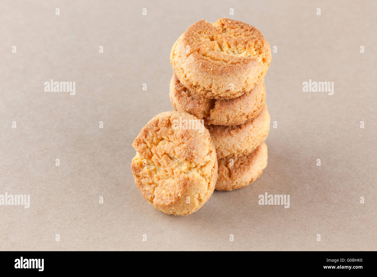 Gluten free cookies. Close up. Stock Photo