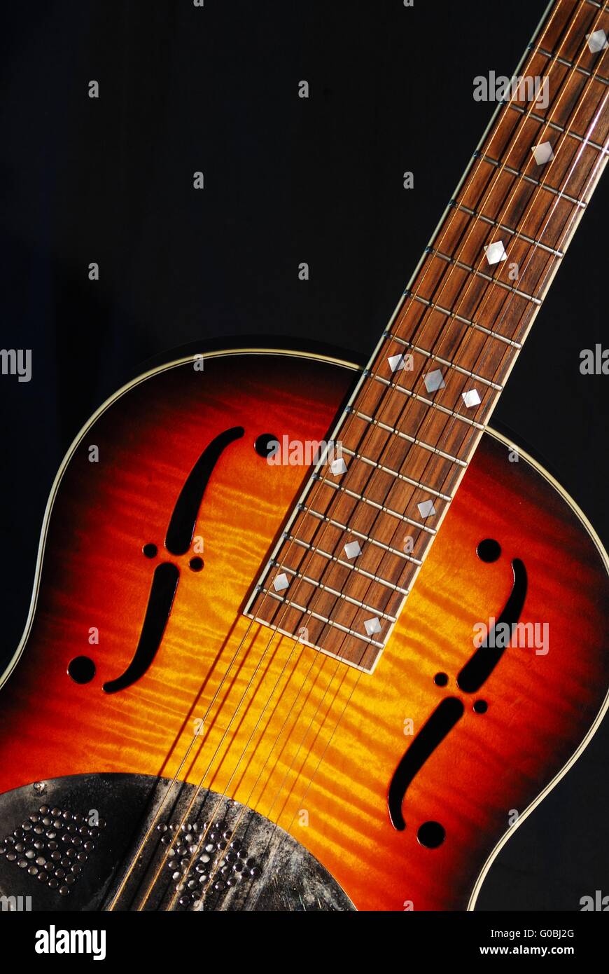 Resonator Slide Guitar Stock Photo Alamy