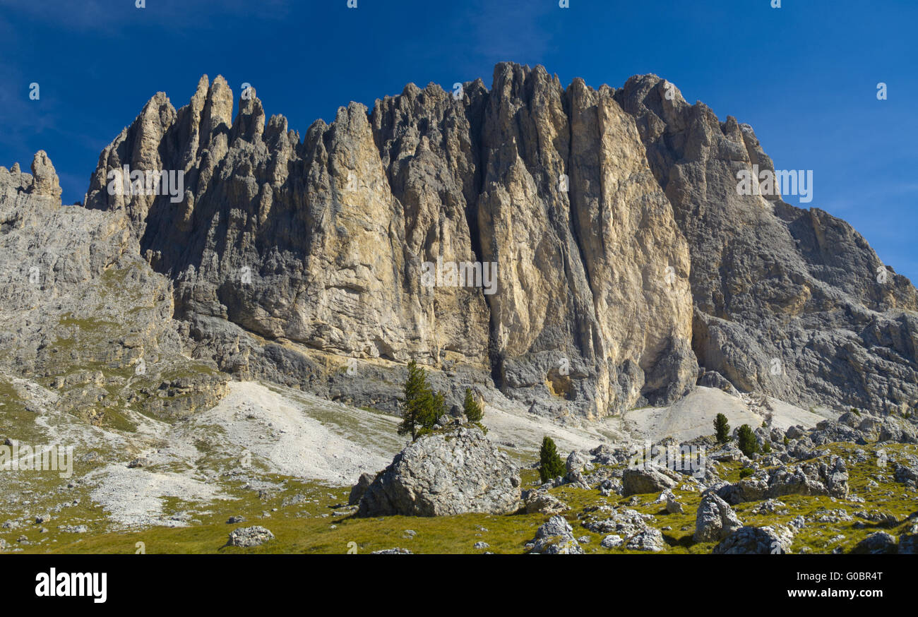 panorama landscape of alps dolomites in Italy Stock Photo - Alamy
