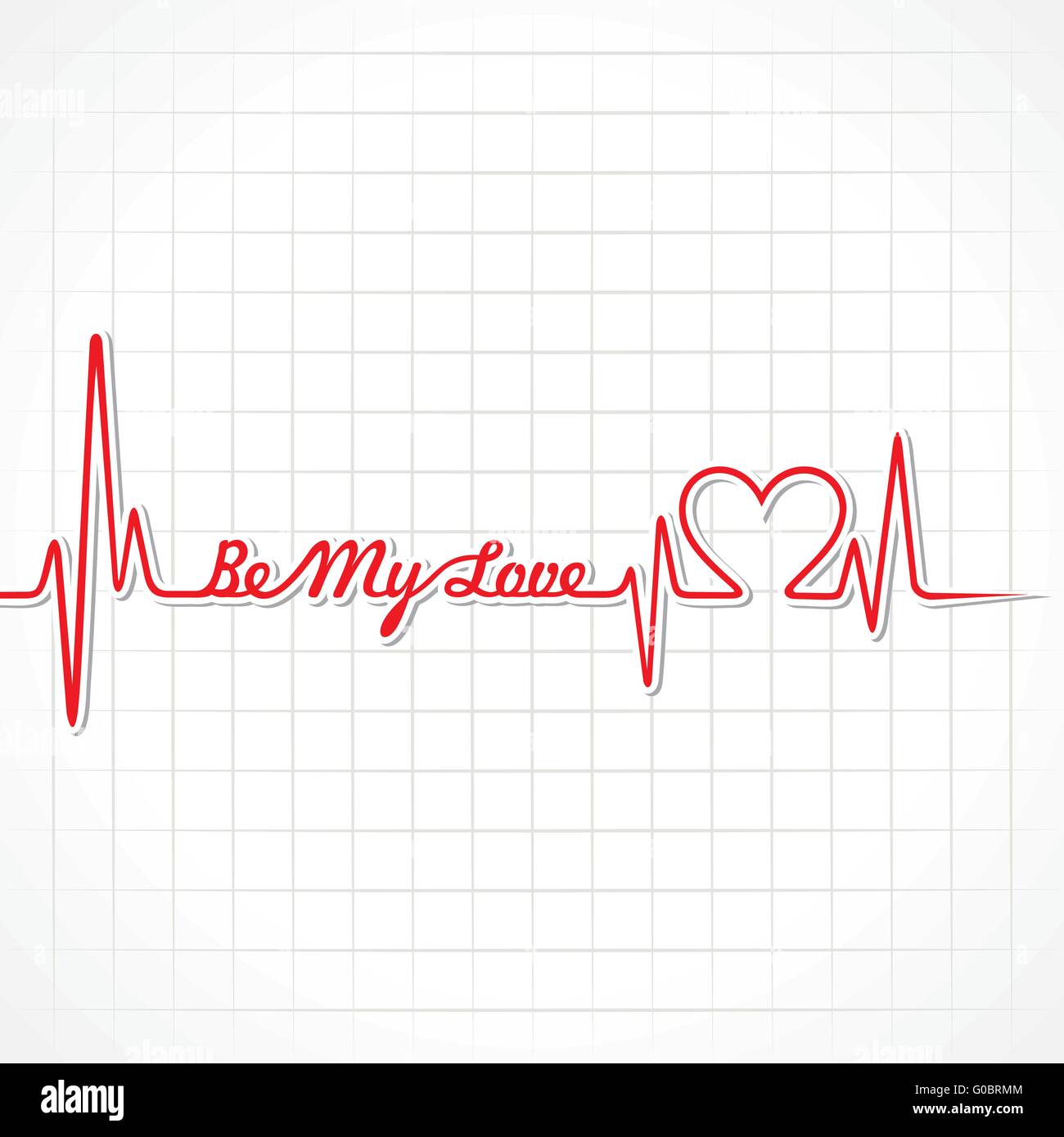 Valentine card illustration vector Stock Vector Image & Art - Alamy