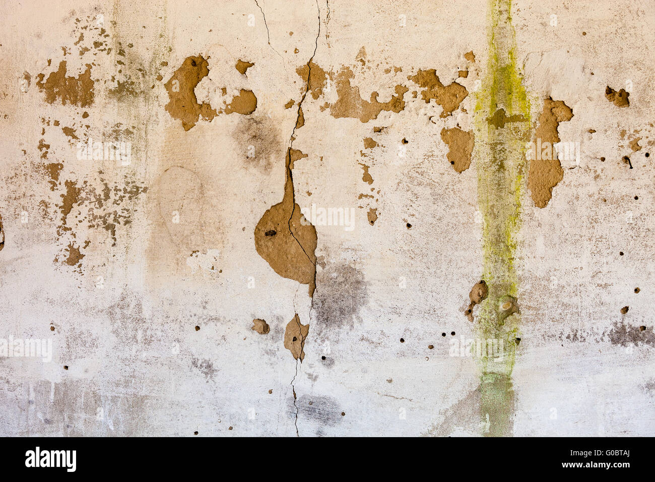 Old whitewashed wall with rich and various texture Stock Photo Alamy