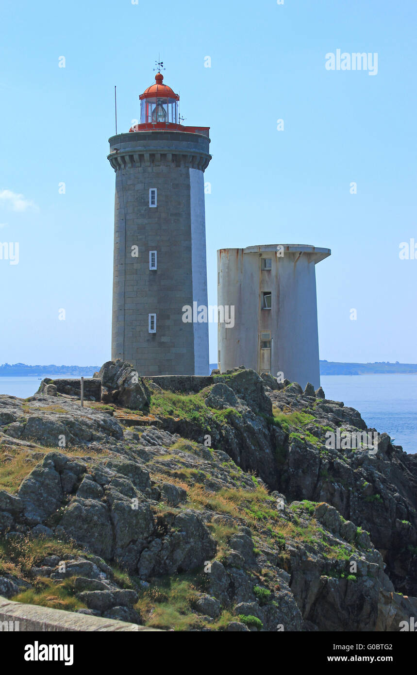 Lighthouse Petit Minou, France Stock Photo