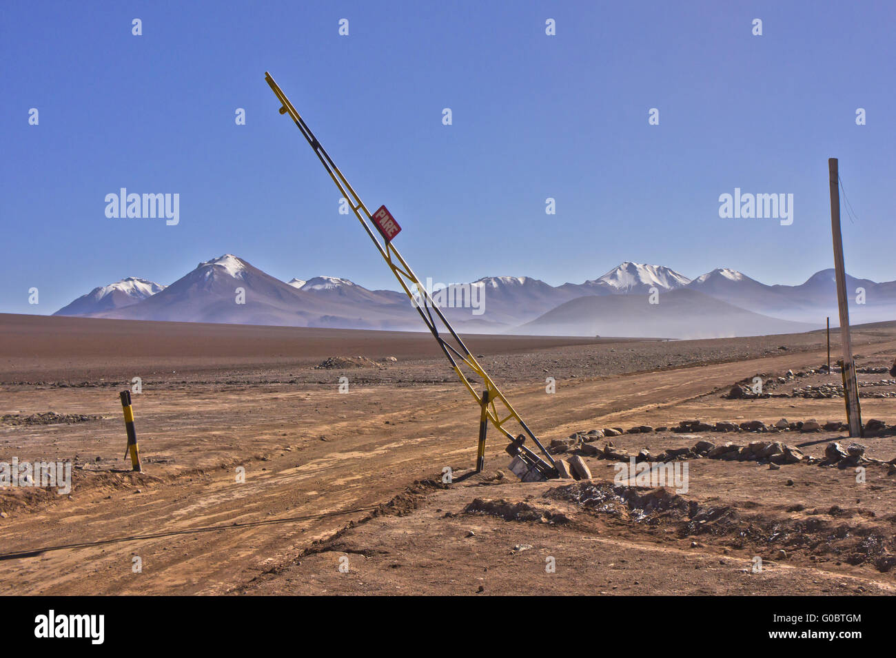 Borderline Chlie - Bolivia Stock Photo