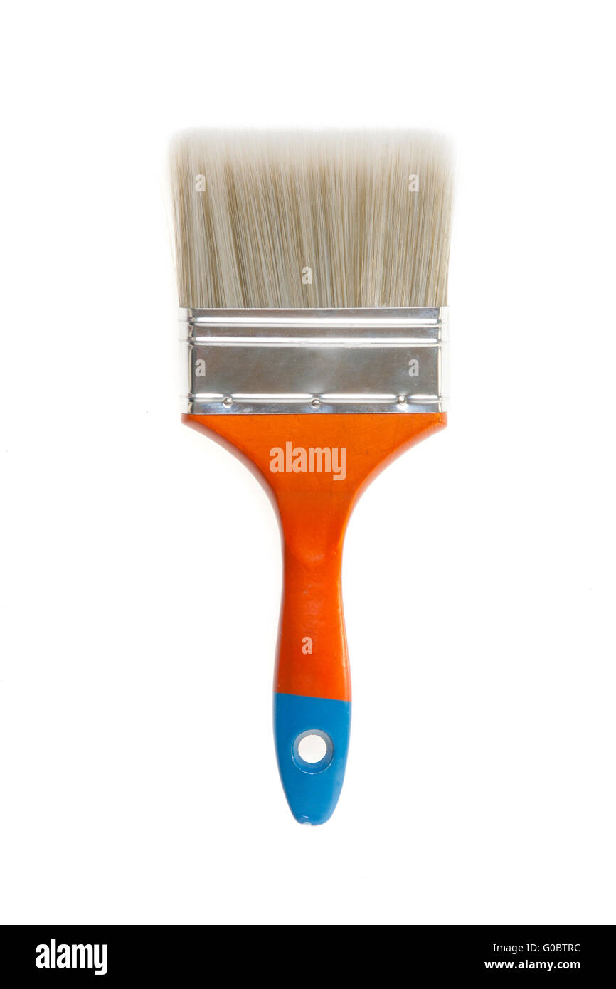 paint brush isolated on white Stock Photo - Alamy