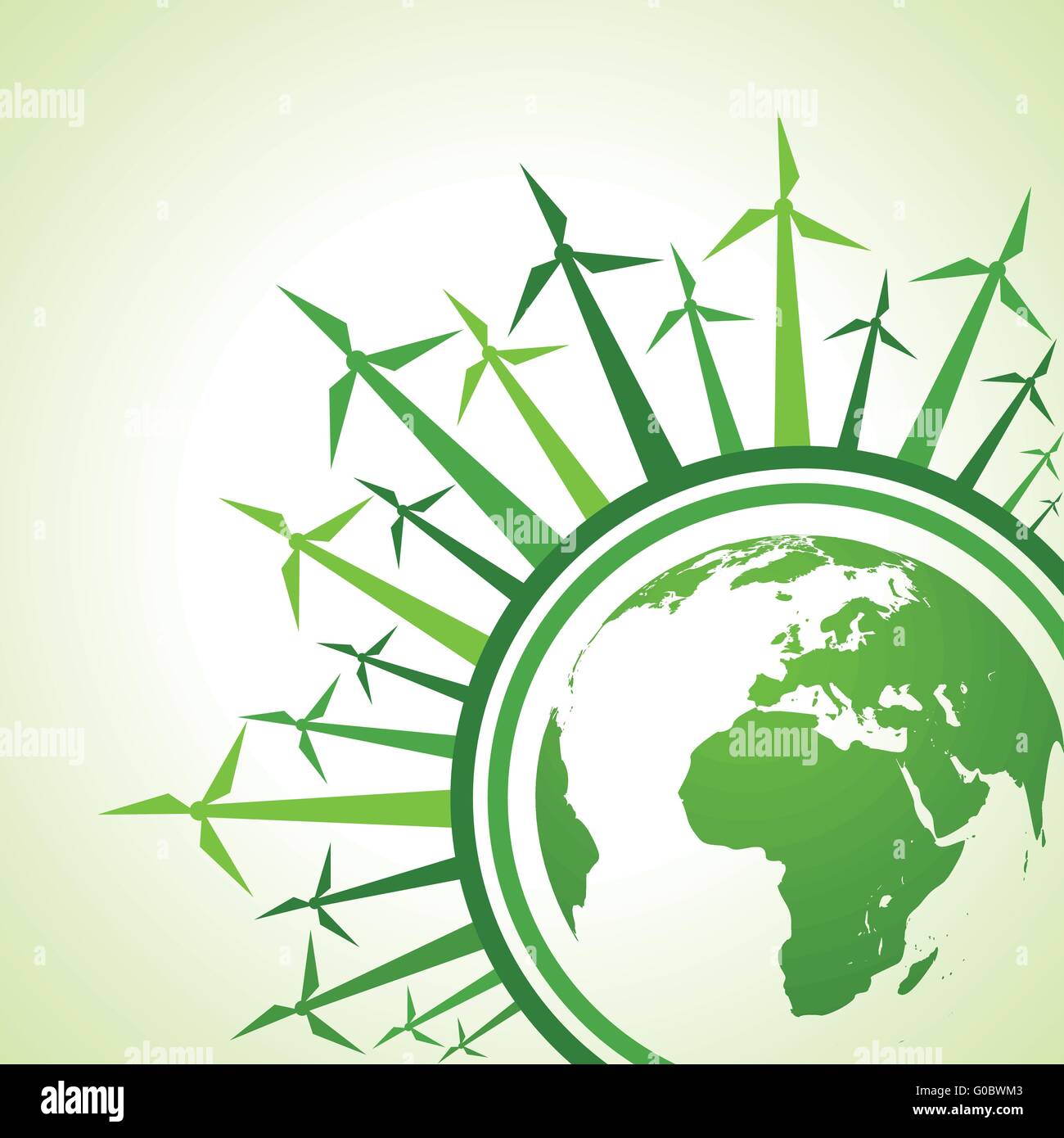 Save Nature Concept - World Environment Day stock vector Stock Vector ...
