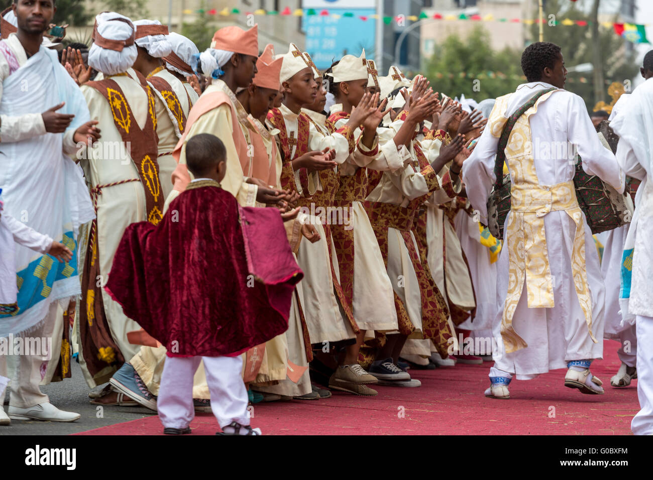 Timket,  the Ethiopian Orthodox celebration of Epiphany Stock Photo