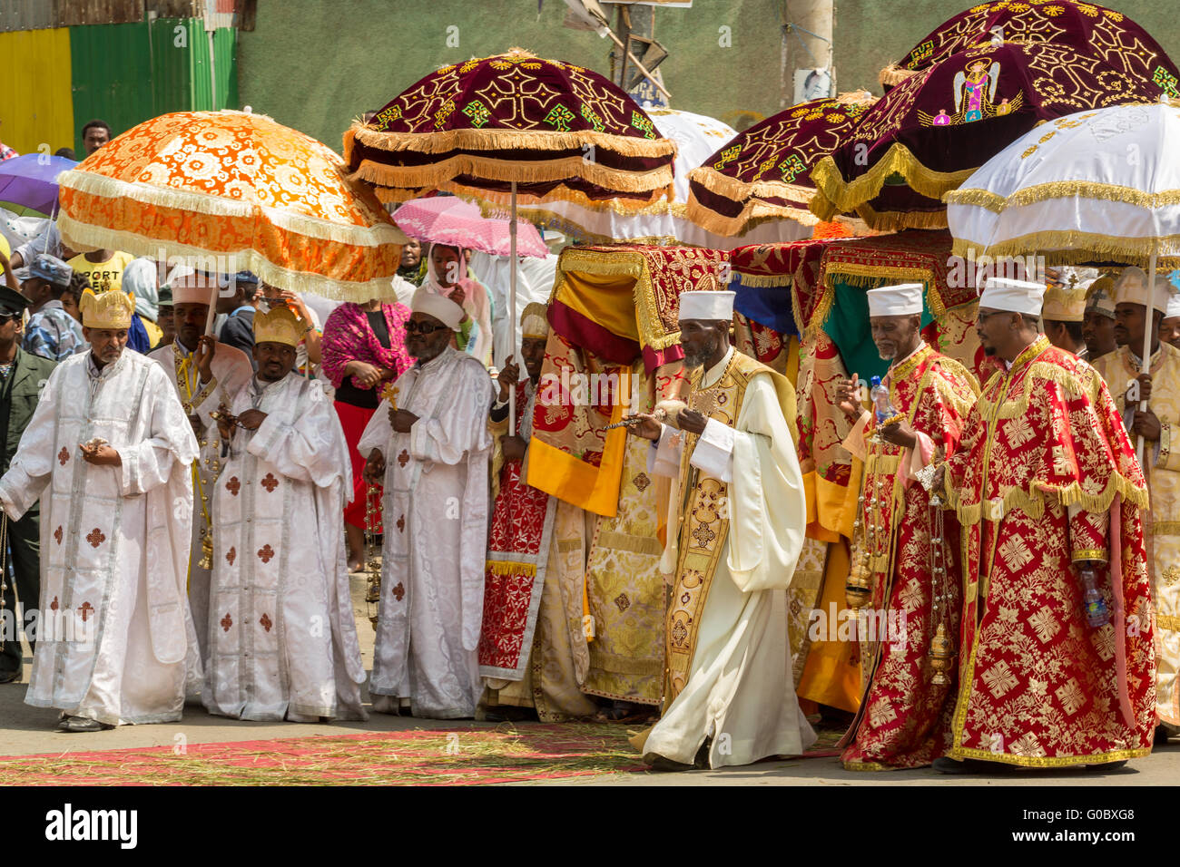 Timket,  the Ethiopian Orthodox celebration of Epiphany Stock Photo
