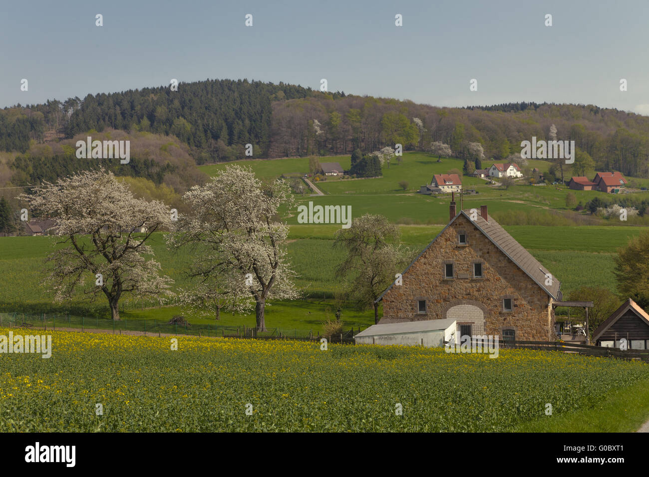 Lower German German country house hi-res stock photography and images - Alamy