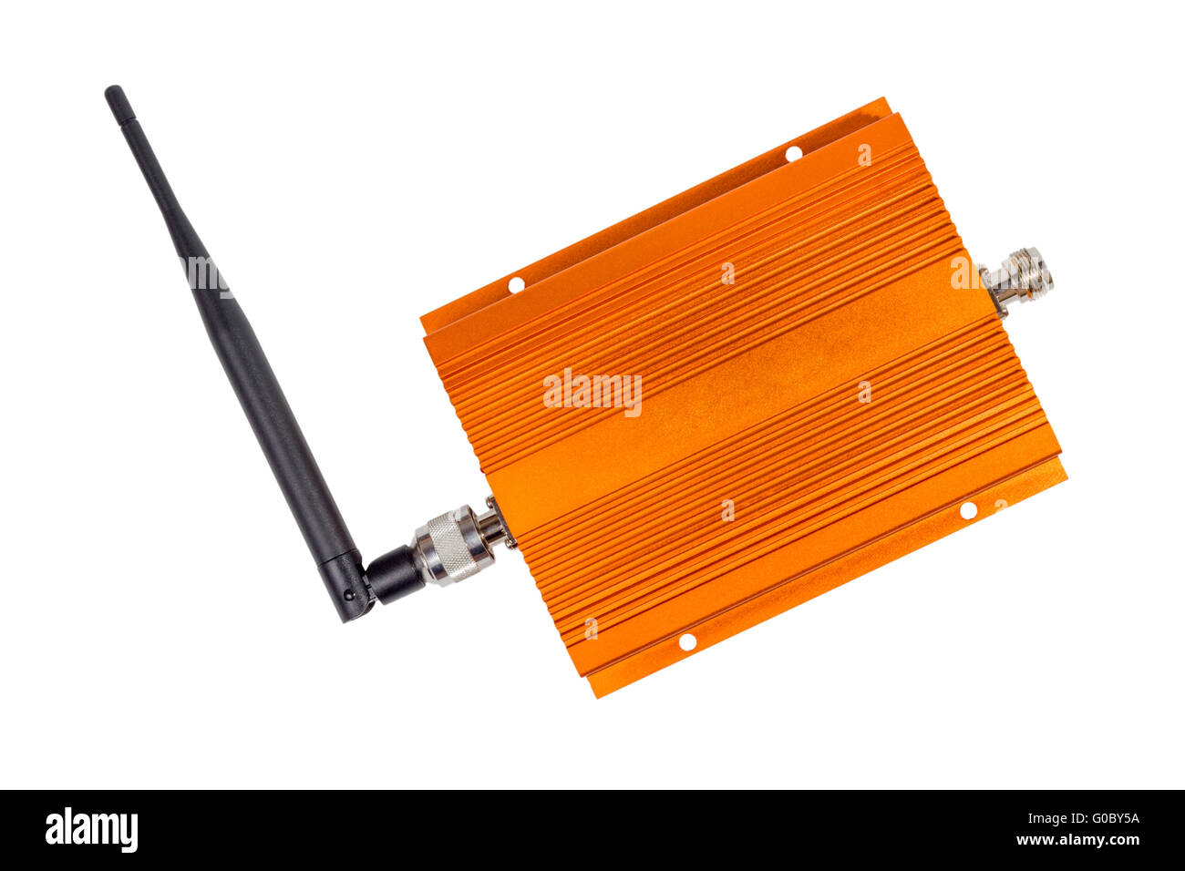 Amplifying signal repeater for GSM cellular phone Stock Photo Alamy