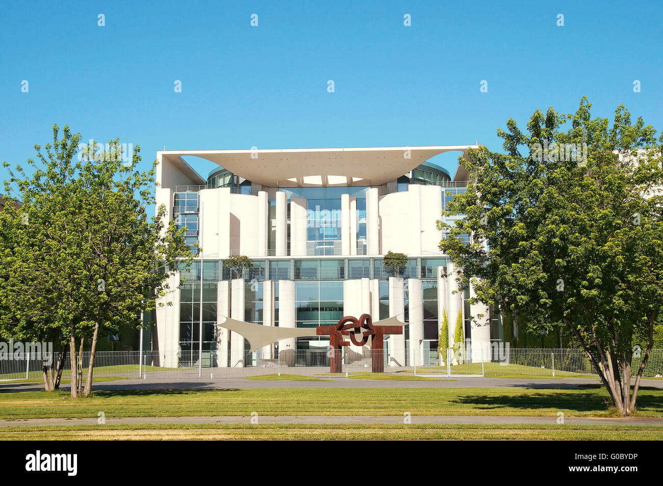 Federal Chancellery Berlin Germany Stock Photo
