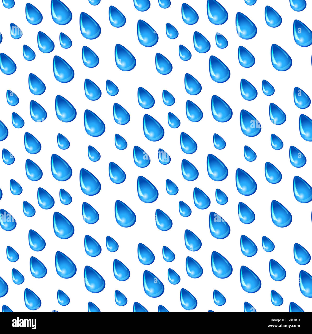 Seamless rain pattern. Stylish colorful texture. Stock Photo