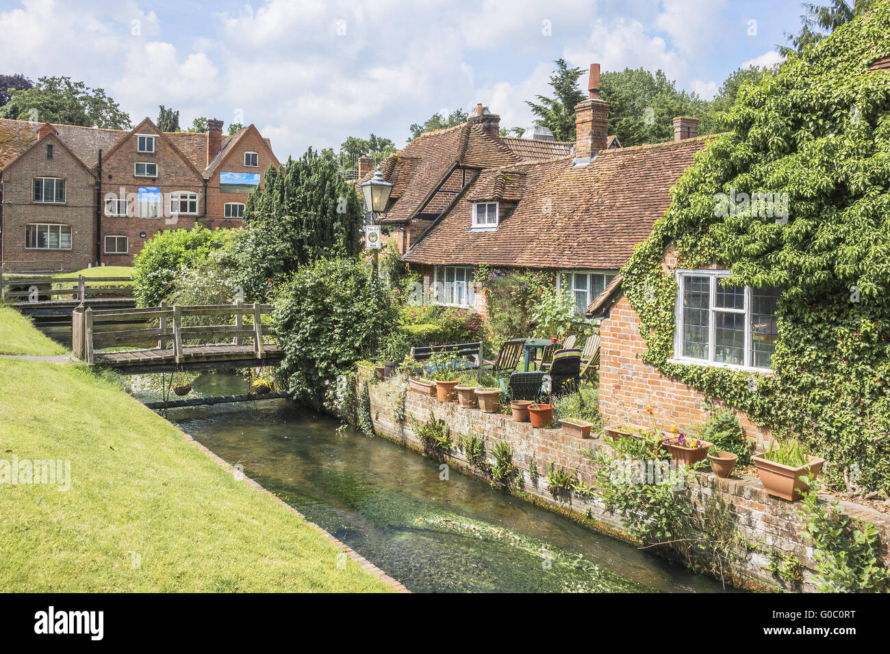 Part Of The Old Village Of Bradfield Berkshire UK Stock Photo Alamy