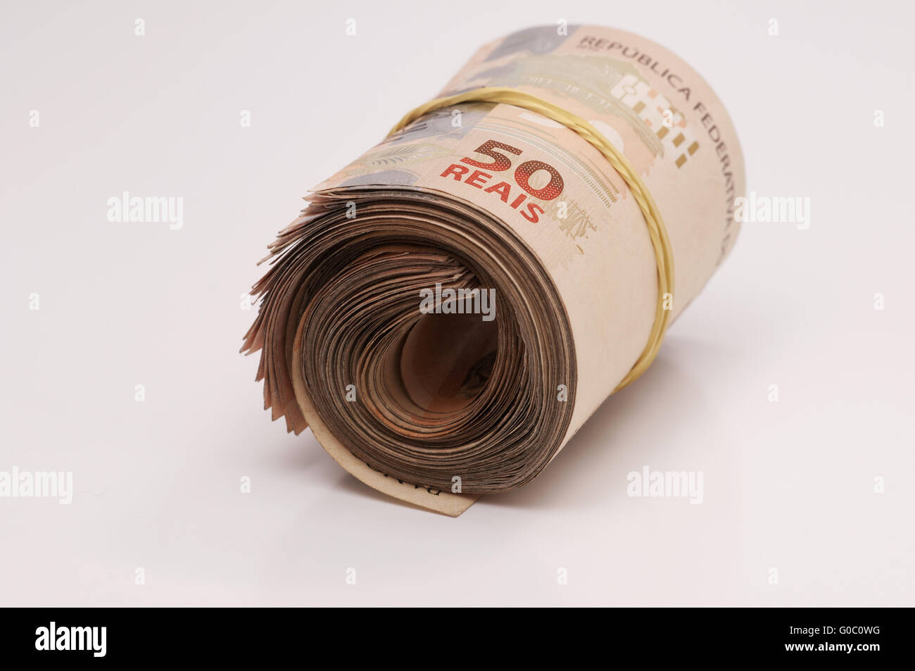 Brazilian Currency Real Stock Photo Alamy
