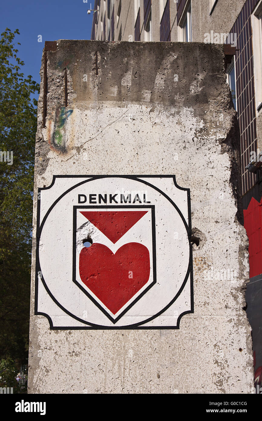 Berlin Wall Stock Photo