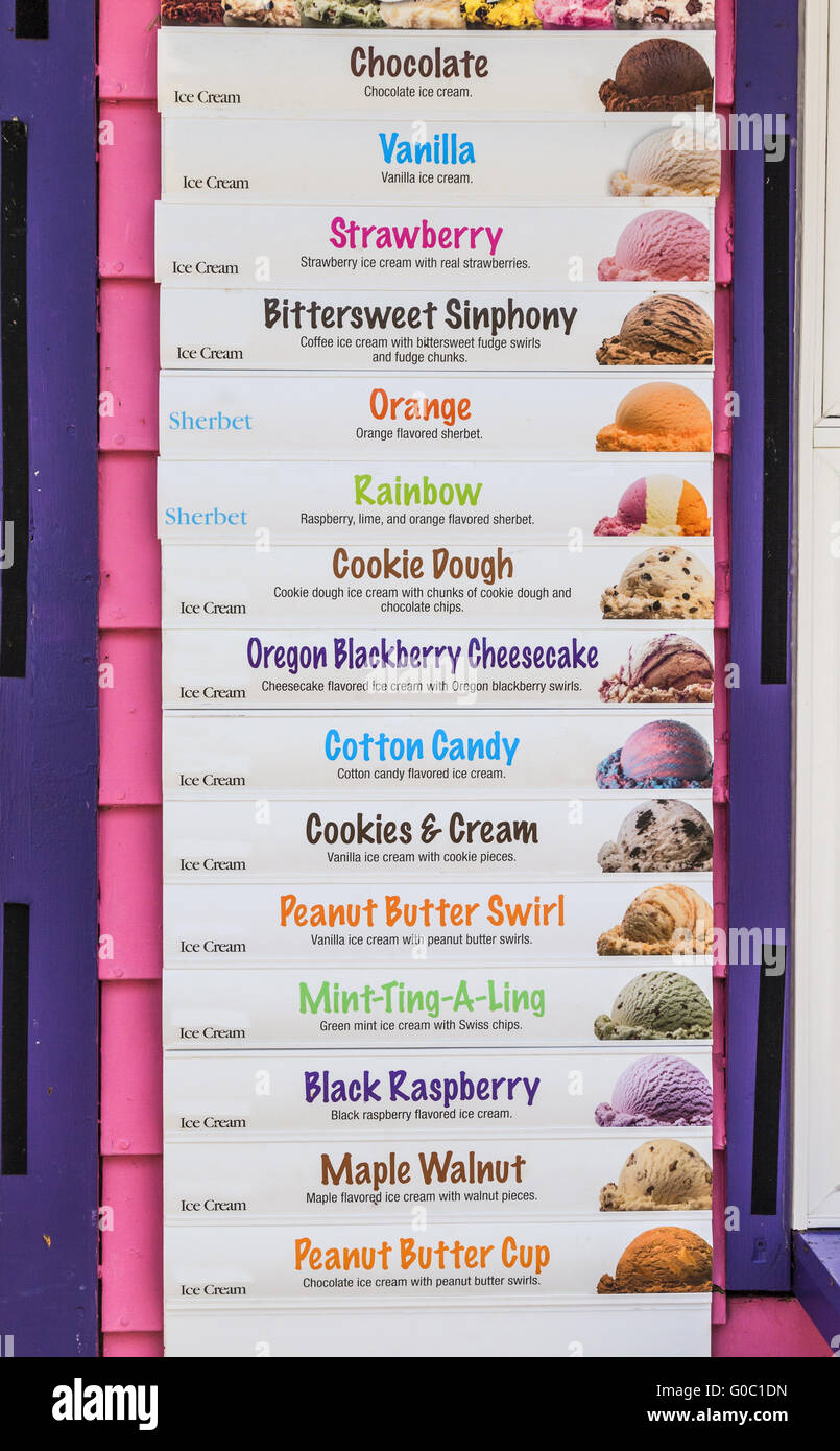 ice cream flavors list with pictures - Google Search