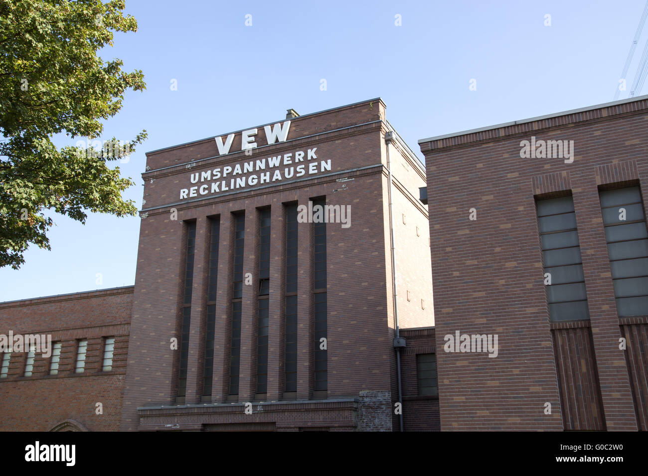 Historical Relay Station in Recklinghausen, German Stock Photo Alamy