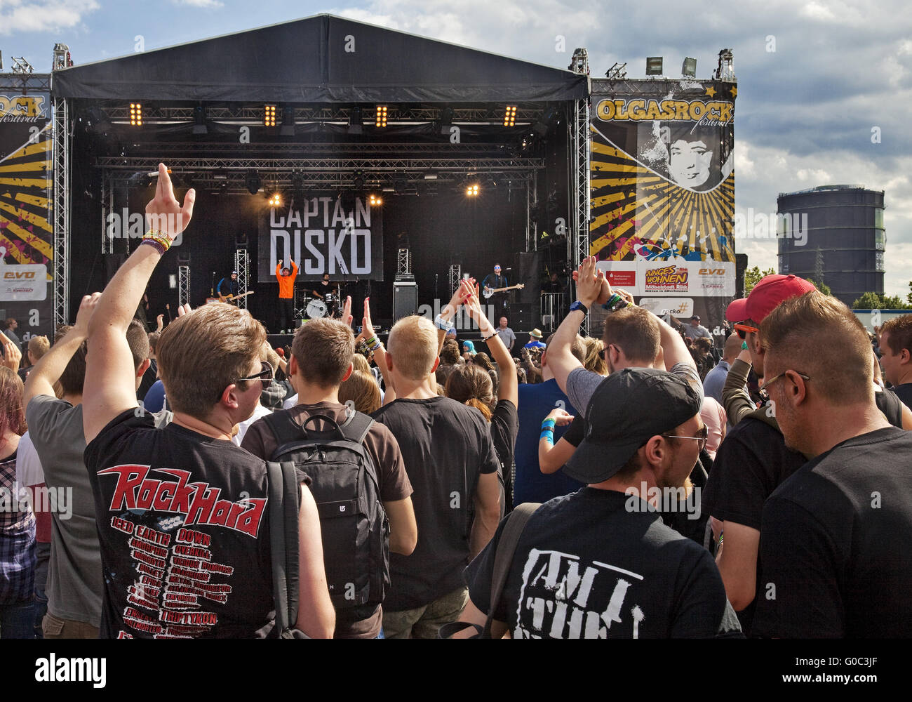 People at rock concert, Oberhausen, Germany Stock Photo - Alamy