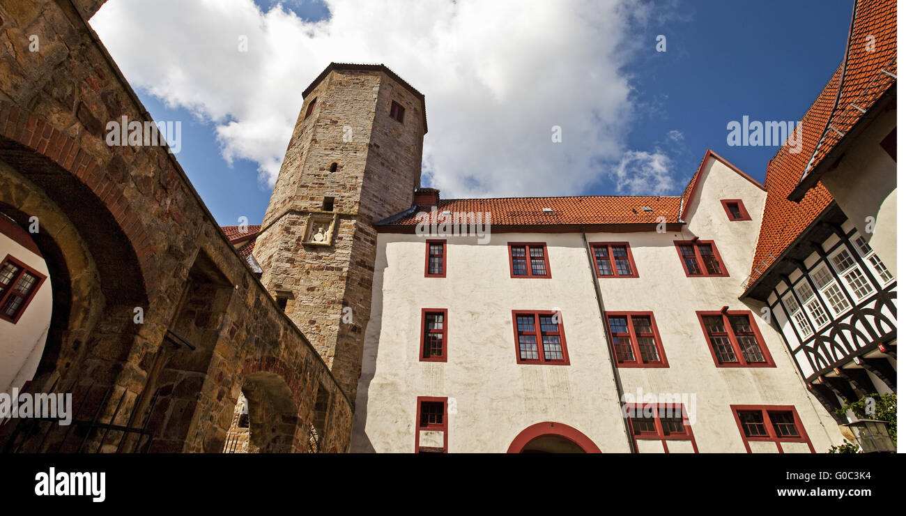 Castle and Abbey Iburg, Germany Stock Photo