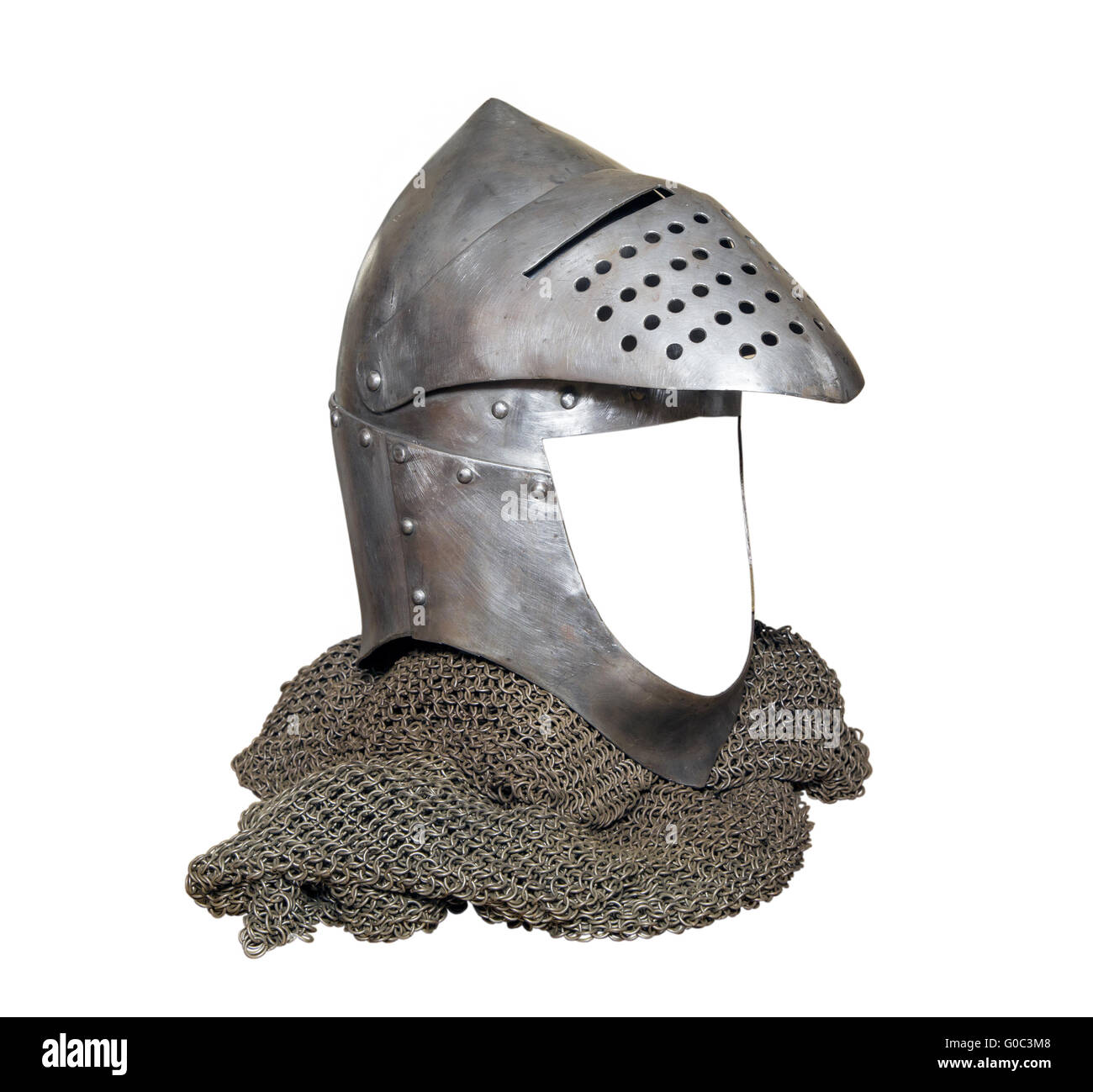 Medieval helmet visor hi-res stock photography and images - Alamy