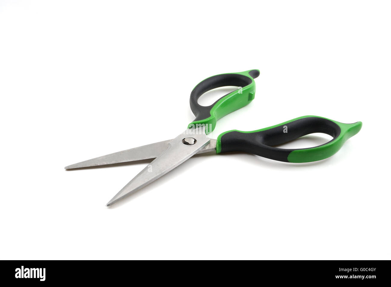 isolated scissors Stock Photo