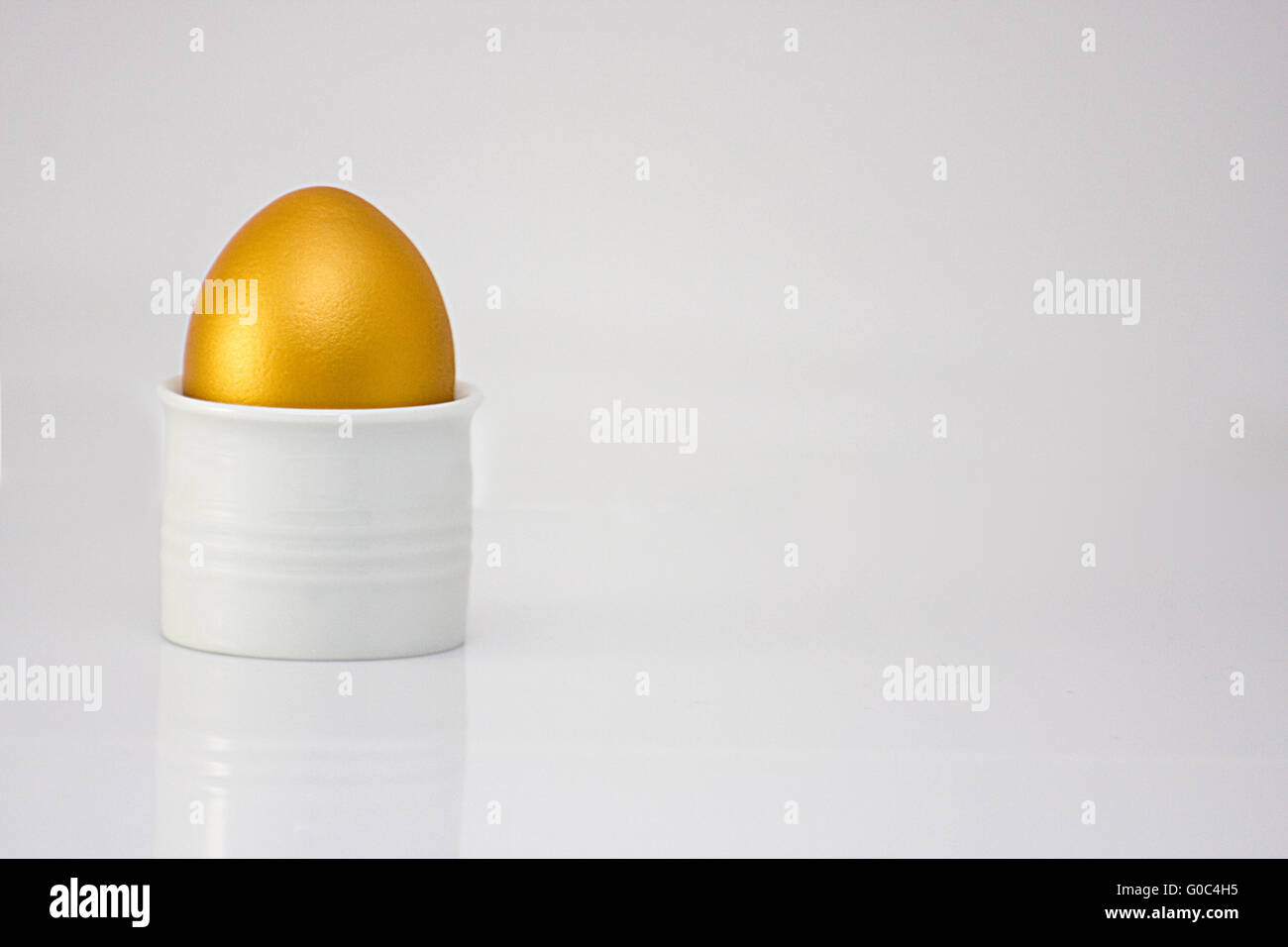 The golden egg Stock Photo