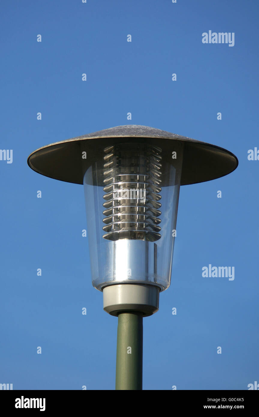 lantern in blue sky Stock Photo