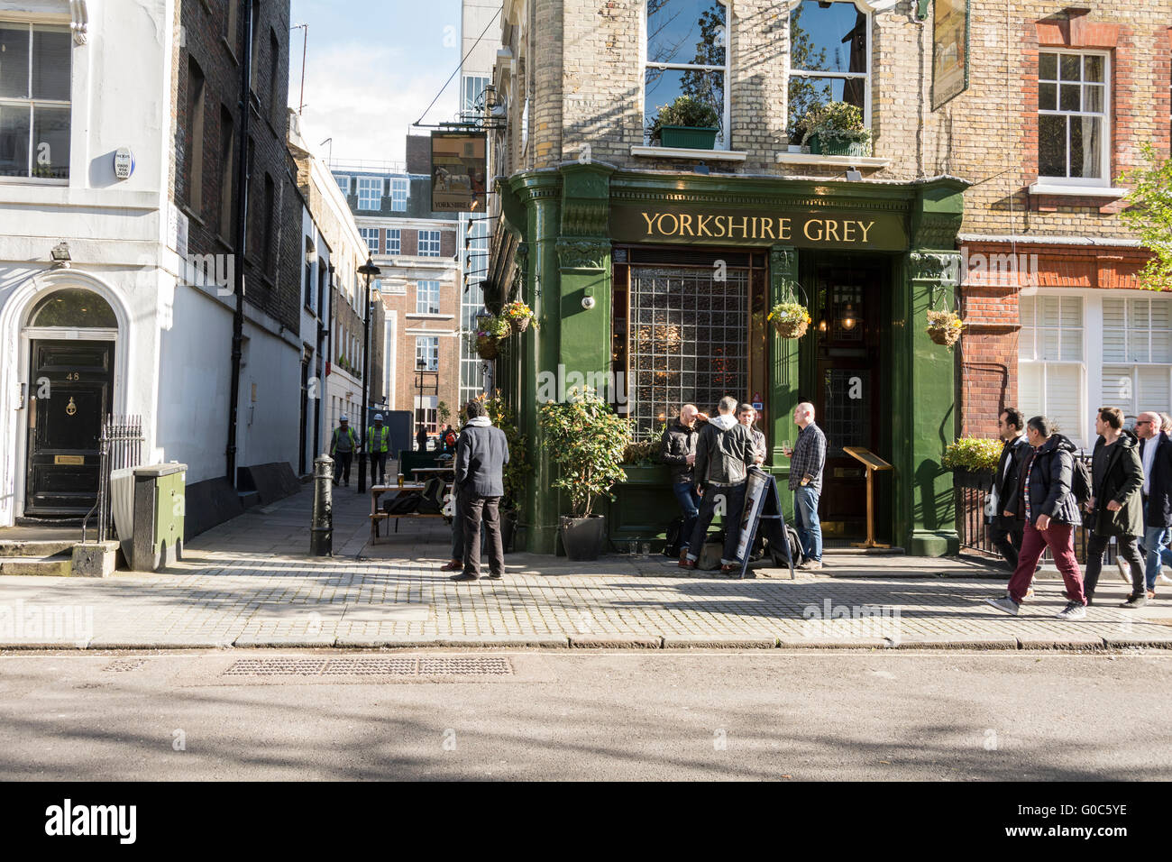 The Yorkshire Grey public house, Langham Street, London, W1 Stock Photo