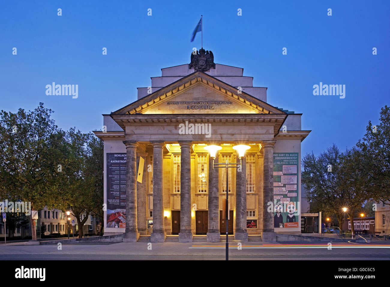 State Theatre, Detmold, Germany Stock Photo