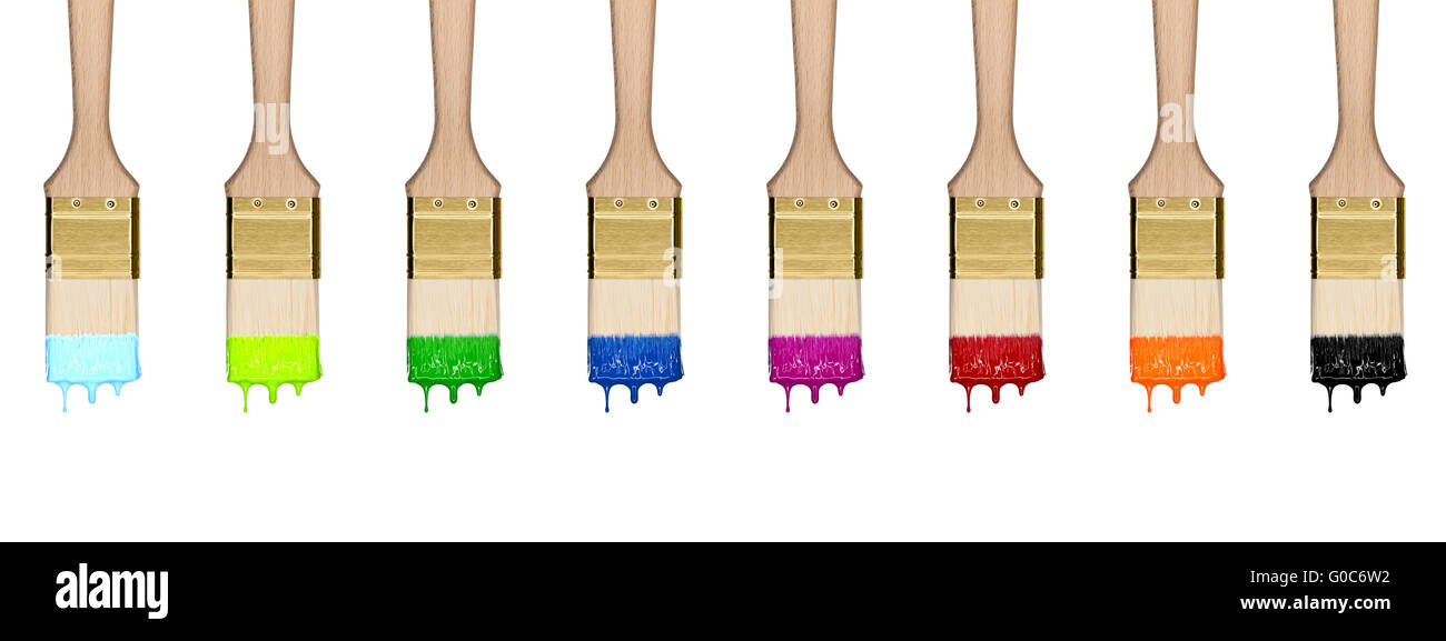 Dripping paint rainbow hi-res stock photography and images - Alamy