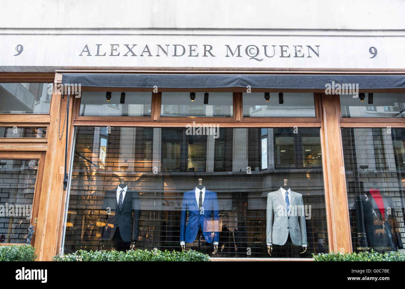 The Alexander McQueen fashion store on Old Bond Street in Mayfair London  Stock Photo - Alamy