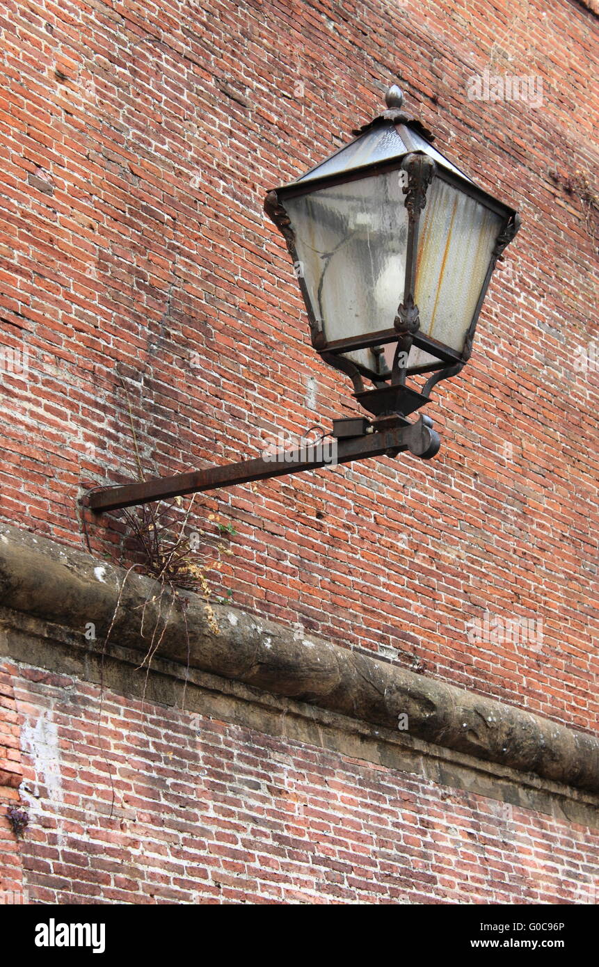 Old medieval street lamp Stock Photo