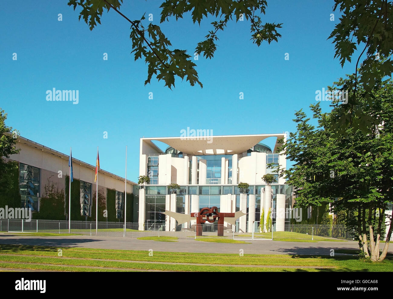 Federal Chancellery Berlin Germany Stock Photo