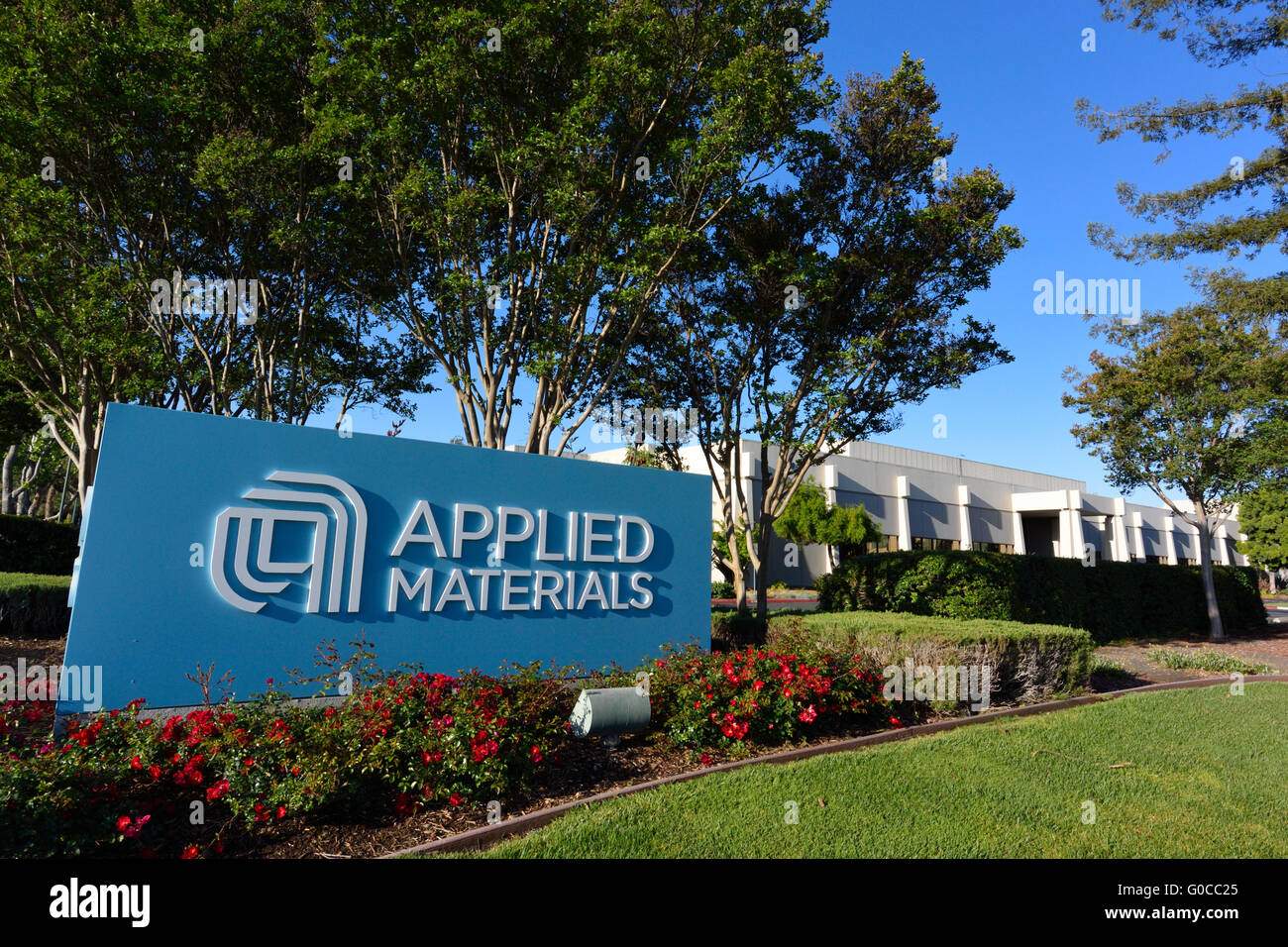 Applied Materials Inc. headquarters, Santa Clara CA Stock Photo