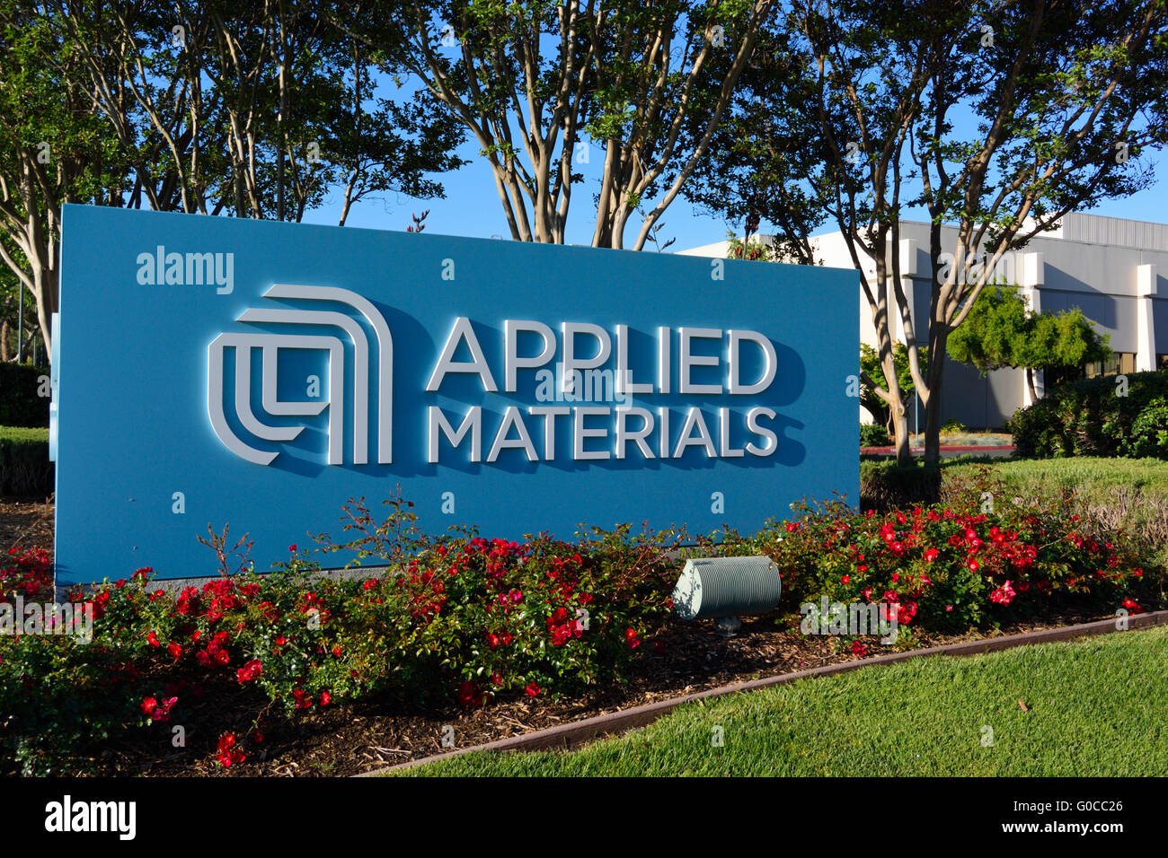 Applied Materials Inc. headquarters, Santa Clara CA Stock Photo