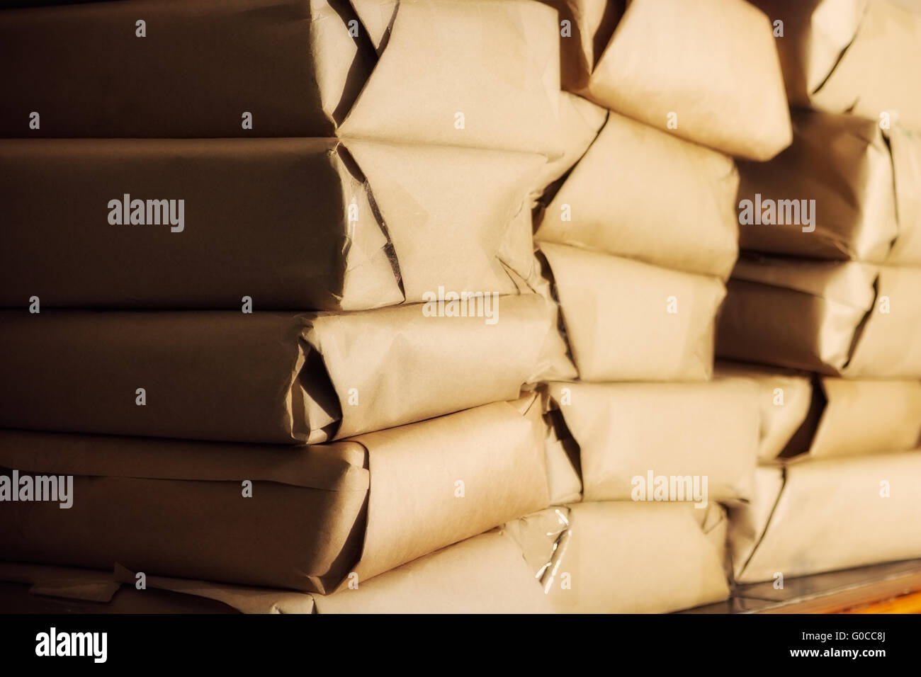 many packages are packed and ready for shipment Stock Photo Alamy