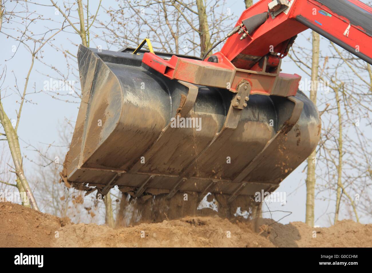 excavator shovel Stock Photo