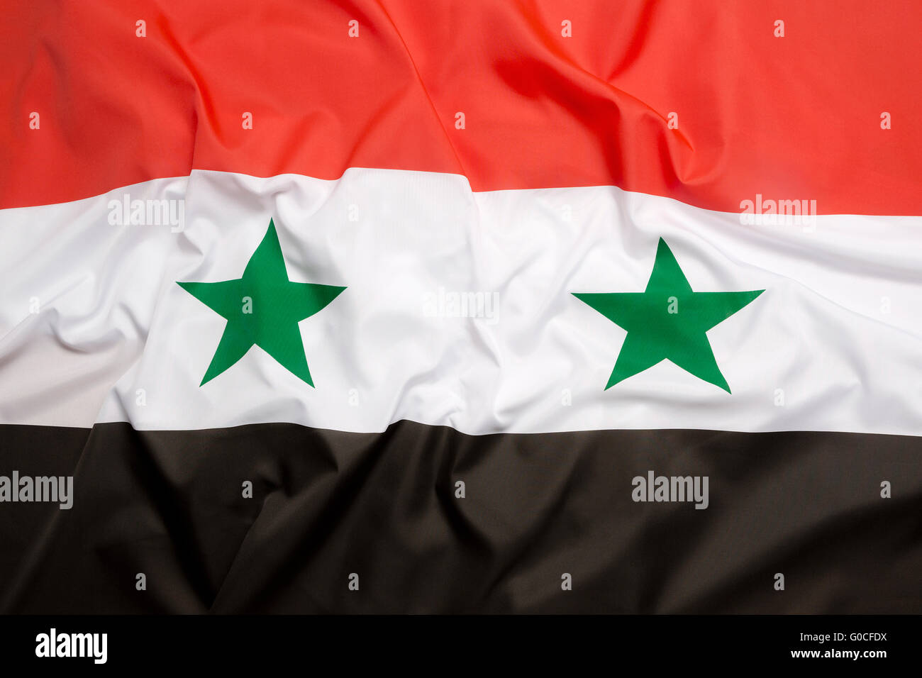 Fahne: Syrien/ flag: Syria Stock Photo - Alamy