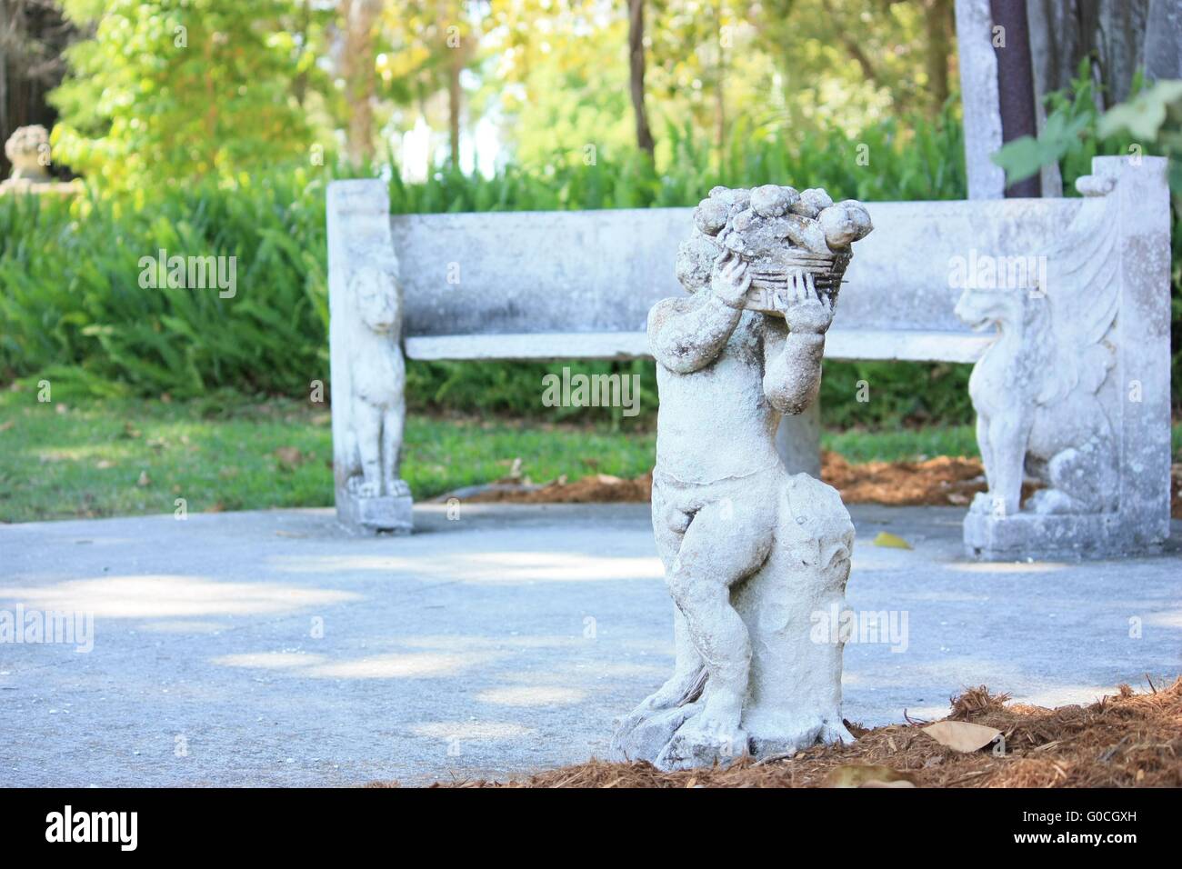 Detail of Ringling park in Florida Stock Photo