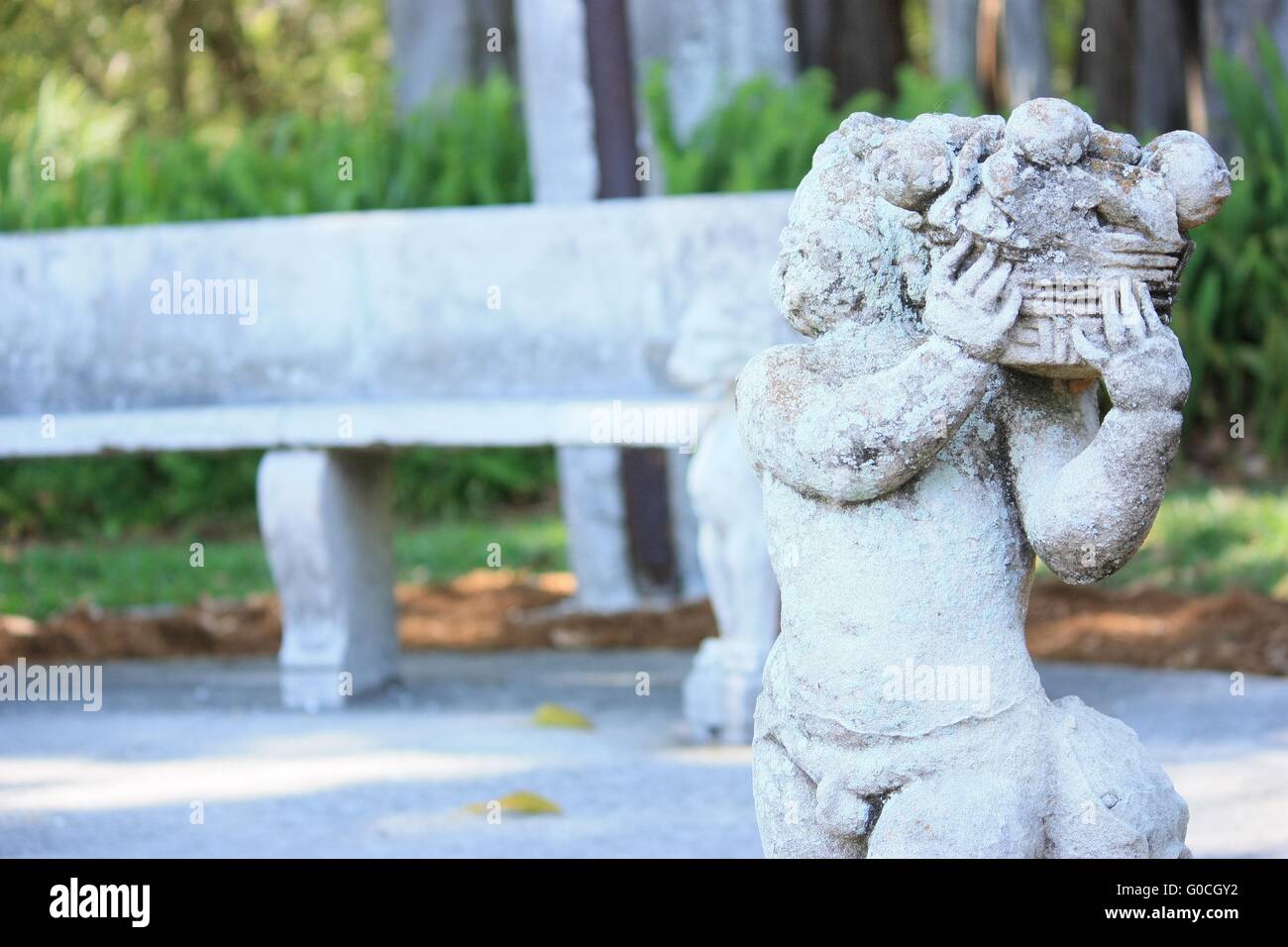 Detail of sculpture in Ringling park Stock Photo Alamy