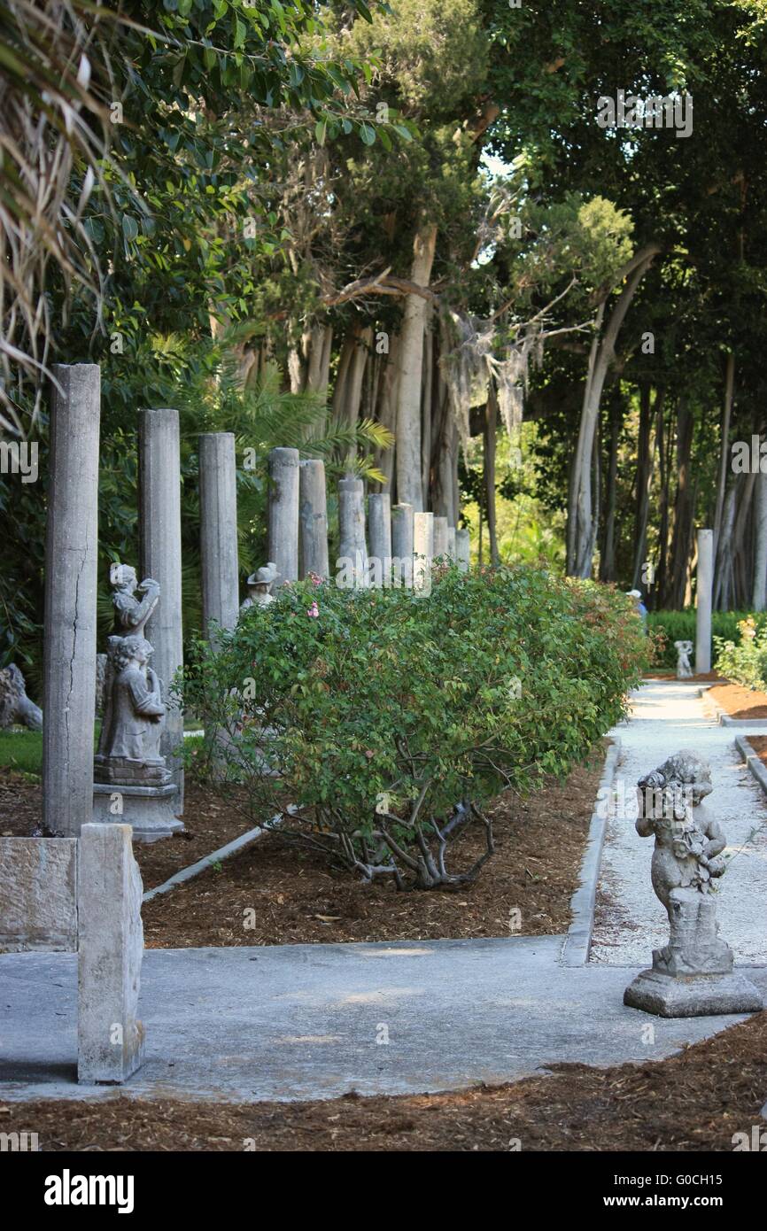 Ringling park in Sarasota, Florida Stock Photo Alamy
