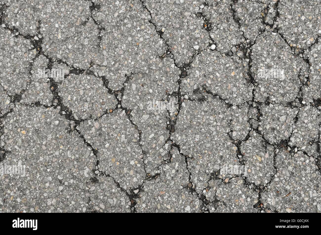 cracked road surface Stock Photo Alamy
