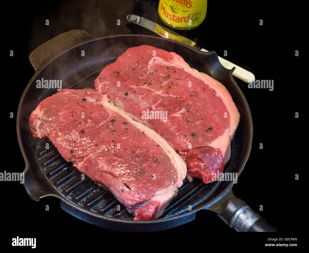 Sirloin steak to make your mouth water Stock Photo