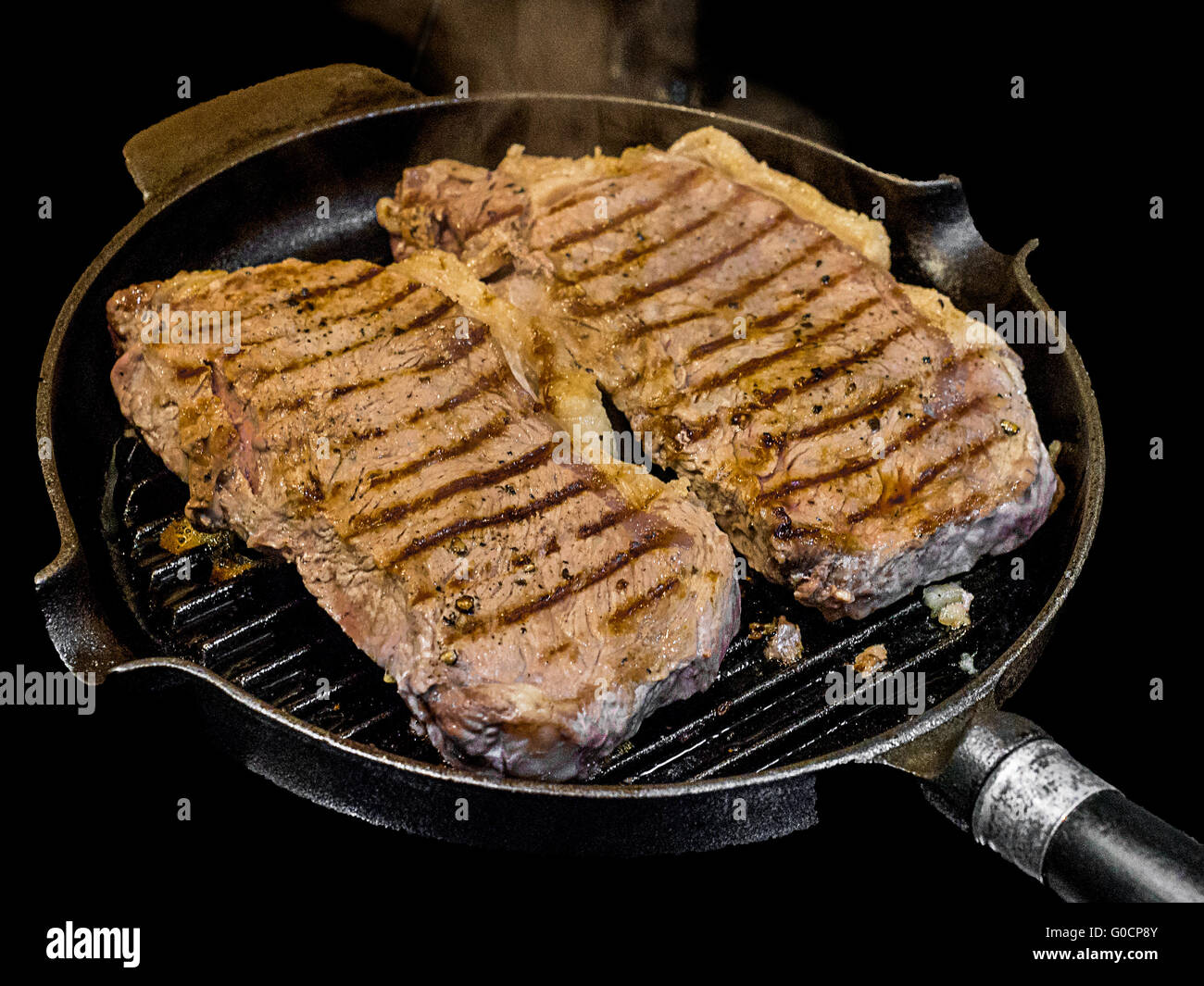 Sirloin steak to make your mouth water Stock Photo