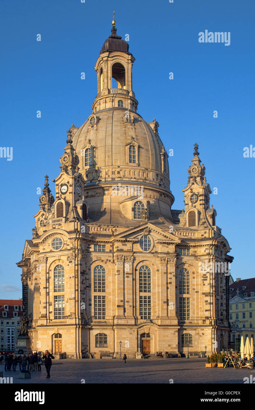 DRESDEN - CHURCH OF OUR LADY Stock Photo