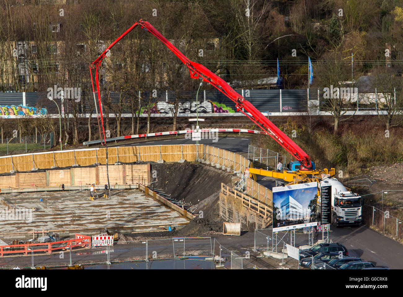 Concrete Pumping Stock Photos & Concrete Pumping Stock Images Alamy