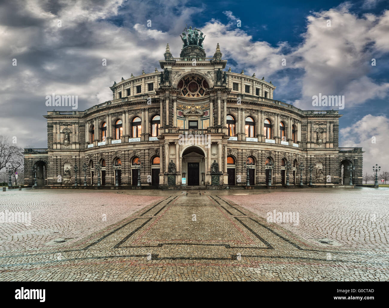 The Semperoper Stock Photo