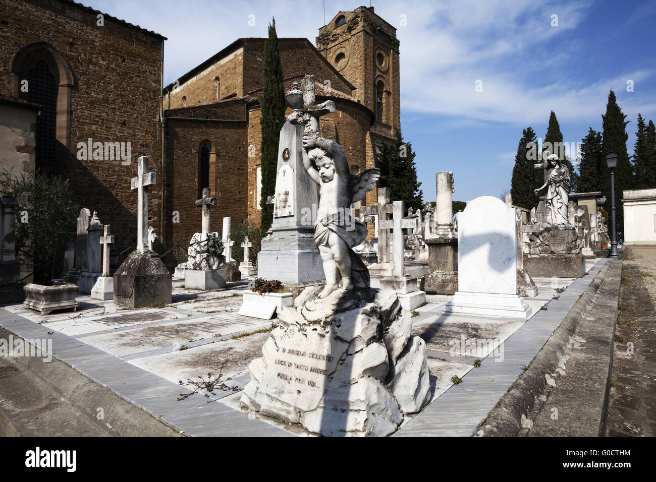 Graveyard of Florence Stock Photo
