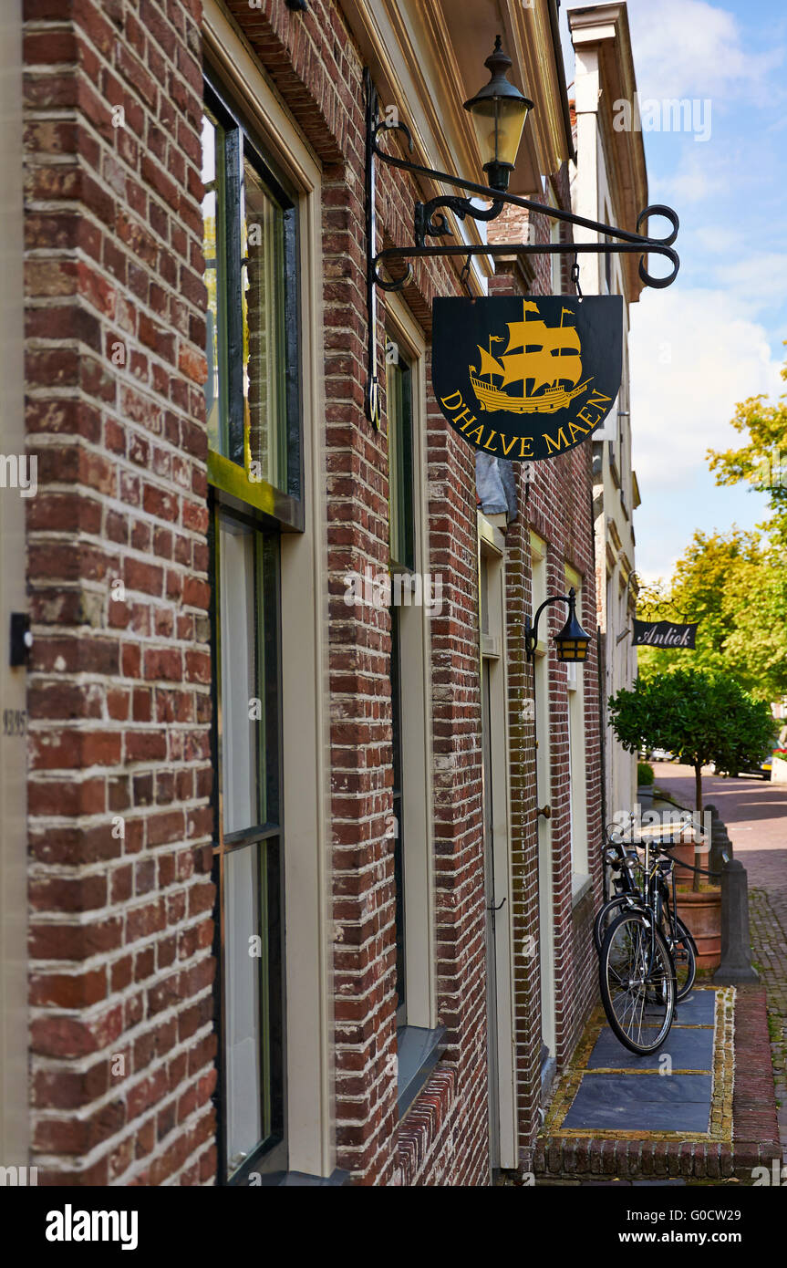 D'Halve Maen, Edam North-Holland, The Netherlands Stock Photo