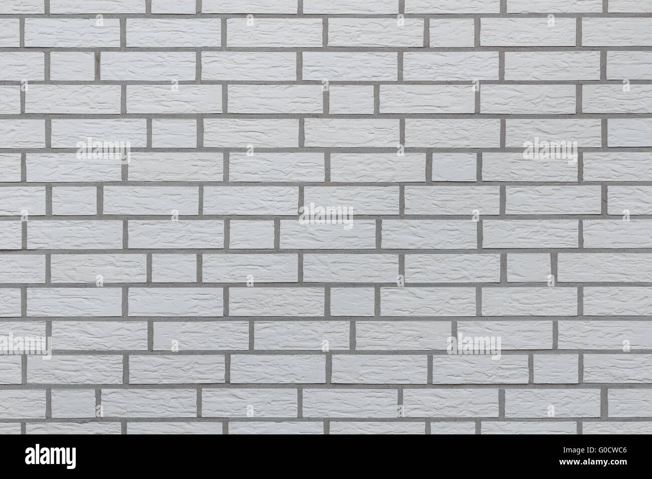 White brickwork Stock Photo